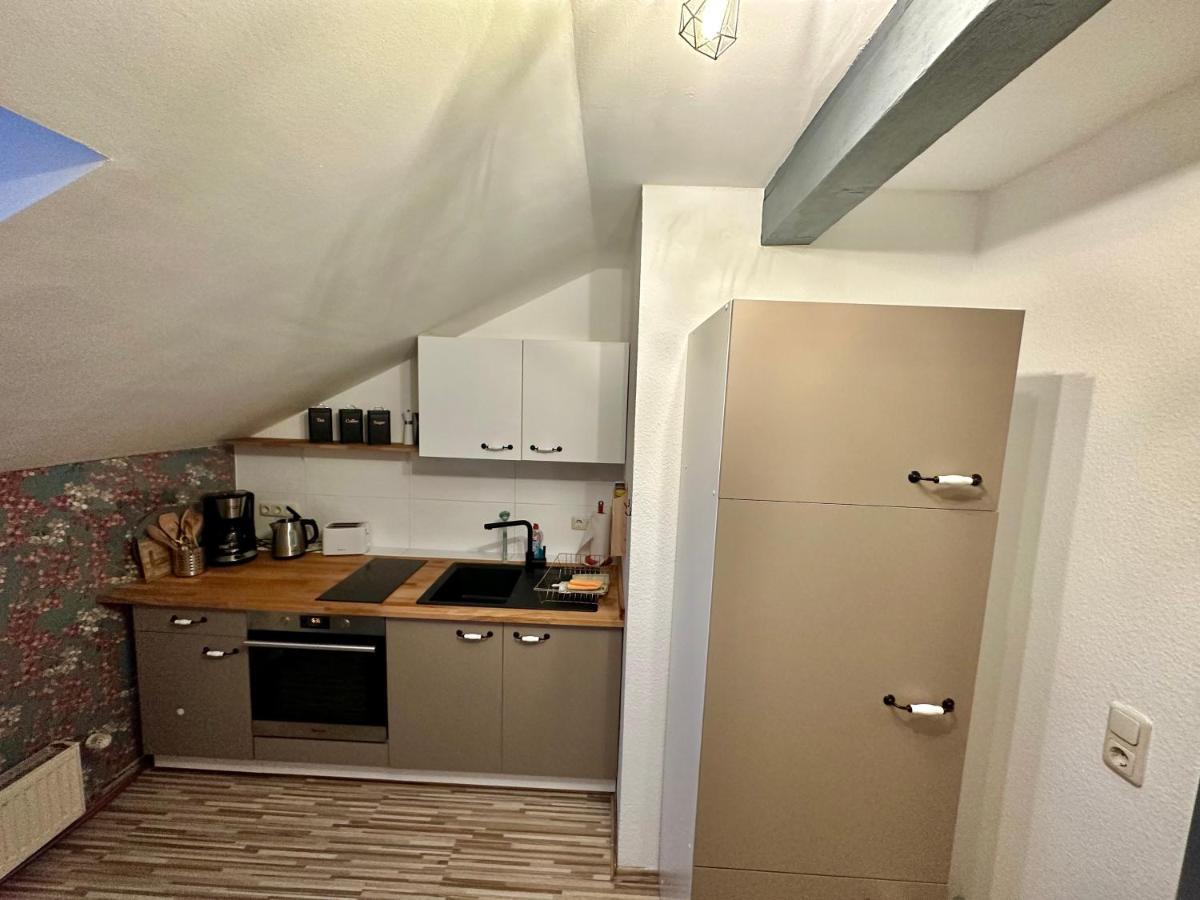 Apartment Zum Roten Fuchs Inkl. Parkplatz Erfurt Exterior photo